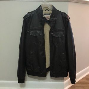Large Levi leather jacket